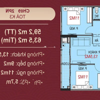 E Còn Duy Nhất 1 Căn 2 Phòng Ngủ(63,5M2) Chung Cư Vinhomes, View Toàn Cảnh Vinhomes, Trường Học Vinschool