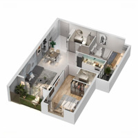 Chỉ Cần Vốn 450 Triệu Sở Hữu Ngay Căn Hộ 2Pn- 2 Vệ Sinh Diện Tích 70M2 View Sông Cực Đẹp Tại Dự Án The Maison