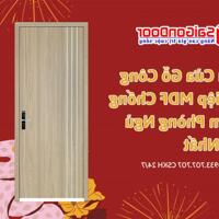 Mẫu Cửa Gỗ Công Nghiệp MDF Chống Thấm Phòng Ngủ Hot Nhất