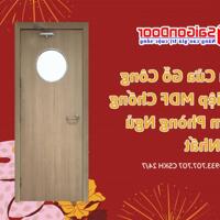 Mẫu Cửa Gỗ Công Nghiệp MDF Chống Thấm Phòng Ngủ Hot Nhất