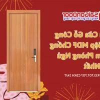 Mẫu Cửa Gỗ Công Nghiệp MDF Chống Thấm Phòng Ngủ Hot Nhất