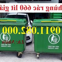 Hạ giá cuối năm thùng rác giá rẻ- thùng rác 120l, 240l, 660l giá sỉ toàn quốc- lh 0911082000