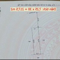 Mở Bán 15 Lô Đất Giá 1,7X Tỷ/Lô - Đất: 7,25X30=217,5M2 - Tỉnh Lộ 3 Ngọc Sơn - Thạch Hà - Hà Tĩnh