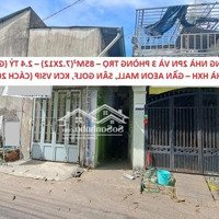 Bán Đất Tặng Nhà 2 Phòng Ngủvà 3 Phòng Trọ 85M 2.4 Tỷ. Nhàhẽm Xe Hơigần Aeon Mall, Sân Golf, Kcn Vsip