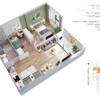 Căn Hộ 43M 1N+ G2 Sola Park View Ngoại Khu Tầng 1X Đóng Tiến Độ Đặc Biệt 1%/ Tháng Giá Bán 3,2 Tỷ