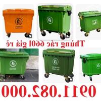 Chuyên nhập khẩu và cung cấp thùng rác nhựa giá rẻ tại miền tây- thùng rác 120l 240l 660l- lh 0911082000