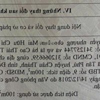 Bán Lô Đất Nền Sổ Hồng Riêng Khu Dân Cư 79 Ấp Bàu Mua Xã Thạnh Hưng, Chính Chủ Không Qua Mg