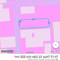 Đất Thổ Cư Hẻm Ôtô Thông Xã Thới Tam Thôn, Gần Chợ Thới Tứ, Dt: 7,92 X 27,50M (Cn: 222M2)