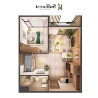 Bán căn hộ 1 ngủ + , 45m2 sử dụng - Chung cư Sol Forest Ecopark - Giá tốt nhất thị trường