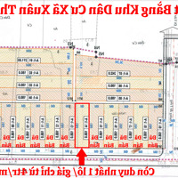 Đất Nền Cạnh Kđt Sao Mai (Triệu Sơn) Giá 4 Triệu/M2. Đã Bán 9 Lô Còn 1 Lô Duy Nhất, Nhanh Tay Thì Còn