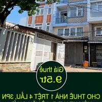 CHO THUÊ NHÀ 1 TRỆT 4 LẦU, 3PN HẺM XE HƠI Đ. LÊ VĂN QUỚI, P. BÌNH HƯNG HÒA A, BÌNH TÂN