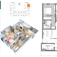 Căn 3 Phòng Ngủview Sông Và Cầu Đẹp Nhất Dự Án. Tầng Trung Cực Thoáng