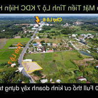 Bán Lô Đấymặt Tiềntỉnh Lộ 7, Xã An Nhơn Tây, Củ Chi Diện Tích: 150M2 Full Thổ Cư Khu Dân Cư Hiện Hữu