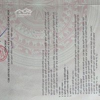 Lô Đất Mặt Tiền Đường Nhựa Trung Tâm Hành Chính Xã Tân Hiệp , Huyện Hóc Môn