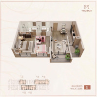 Bán Căn Chung Cư 2Pn-81M2- Full Nội Thất Liền Tường, Thanh Toán 822 Triệu (30%) Kí Hđmb
