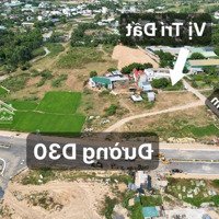 Bán Đất Lô Góc 2 Mặt Tiền Đường (16M) Kết Nối Trục Đường D30 (Qh - 30M) Chỉ 50M Sổ Đỏ Full Thổ Cư