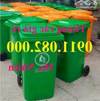Hạ giá thùng rác 120 lít, 240 lít, 660 lít giá rẻ- thùng rác nhựa dày- lh 0911082000