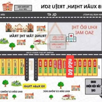 Hàng Hiếm Bán Đất Nền Có Diện Tích: 128M2 Cạnh Kđt Sao Mai Xuân Thịnh, Triệu Sơn, Thanh Hóa