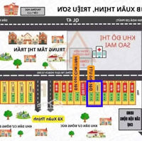 Hàng Hiếm Bán Đất Nền Có Diện Tích: 128M2 Cạnh Kđt Sao Mai Xuân Thịnh, Triệu Sơn, Thanh Hóa