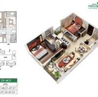 Bán Quỹ Căn Hot 2 Phòng Ngủ68M2 Hanoi Melody, View Hồ Linh Đàm. Hotline 0968 968 605