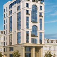 Cho Thuê Tòa Văn Phòng 9 Tầng MP Hàng Chuối. DT 230m2.MT 11m.Vị Trí Lô Góc. Giá 500tr/th