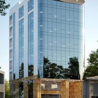 Cho Thuê Tòa Văn Phòng 9 Tầng MP Hoàng Ngân. DT 210m2.MT 12.15m.Vị Trí Lô Góc. Giá 400tr/th