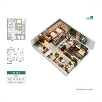 Bán Nhanh Căn 2Pn- Thanh Toán Theo Tiến Độ- View Biệt Thự Cực Thoáng Mát, Giả Chỉ 58 Triệu/M2