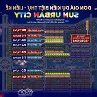 Bán Shophouse Sun Urban City, 107 Triệu/M2, 60M2, Phường Lam Hạ, Phủ Lý, Hà Nam, Giá Tốt
