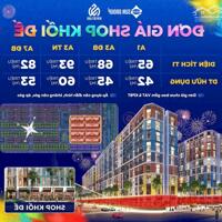 Duy nhất 22 lô Shop chân đế và 18 lô Shophouse Sun Urban City Hà Nam.
