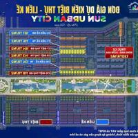Duy nhất 22 lô Shop chân đế và 18 lô Shophouse Sun Urban City Hà Nam.