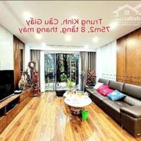  B.ÁN NHÀ MẶT PHỐ TRUNG KÍNH, CẦU GIẤY – 75 M2, 8 TẦNG THANG MÁY – KINH DOANH 