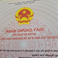 Đất Tái Định Cư Quỳnh Đô, Mặt Ngoài, Hướng Thẳng Vườn Hoa
