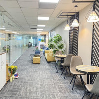 Cho Thuê Văn Phòng View Mặt Phố Duy Tân Xịn Cho 8-10 Nv Full Nội Thất Dịch Vụ Ngay Tòa Việt Á,Cg,Hn