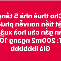 Cho Thuê Nhà 5 Tầng Mặt Tiền Nguyễn Phước Lan Ngang 10M Gần Cầu Hoà Xuân