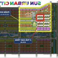 Booking Ngay Shop Khối Đế Dự Án Sun Urban City Hà Nam