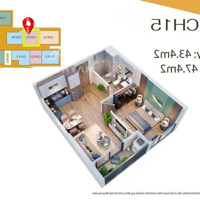 E Gái Em Cần Bán Nhanh Căn Hộ 1N Hơn 43M2 Giá 3025 Thu Về ,Thanh Toán Tiến Độ , View Bể Bơi Tc1