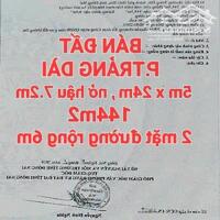 BÁN RẺ NHÀ ĐẤT TRẢNG DÀI SỔ HỒNG RIÊNG ĐƯỜNG RỘNG 6m THÔNG SÂN ĐẬU OTO
