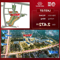 Bán Lô 2 Mặt Tiền Đẹp View Công Viên Tại Dự Án 9Downtown Lương Sơn -Diện Tích92M2 2,4 Tỷ Chỉ 26 Triệu/M2!