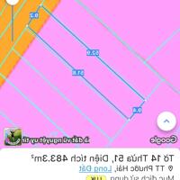 CHỦ GỬI LÔ ĐẤT NGAY THỊ TRẤN PHƯỚC HẢI RẤT ĐẸP DIỆN TÍCH 483 MÉT VUÔNG DIỆN TÍCH NGANG 9 PHÙ HỢP XÂY HOMESTAY