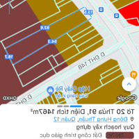 Bán Nhà Mặt Phố 684 Nguyễn Văn Quá, Quận 12, Gần Tô Ký ( 14X75M Công Nhận 983M2) Đang Cho Thuê 165T