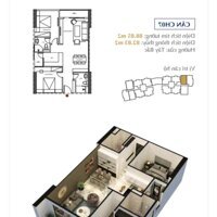 Cho thuê căn hộ 82m2 2pn 2wc, Tòa S6 Sunshine City, NT cơ bản
