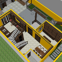 Bán Đất S178M2 Mặt Tiền 10M Chia Được 2 Lô, Nhà Trên Đất Xây Kiểu Quán Cà Phê Có Thể Mua Kinh Doanh
