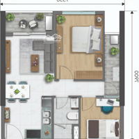 Cần Bán Căn Hộ 2Pn- 1 Vệ Sinhdự Án D-Aqua View Quận 1, Được Hỗ Trợ Lãi Suất Đến Khi Nhận Nhà