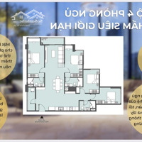 Bán Căn 4 Phòng Ngủ Masteri Grand View Sông, Công Viên Nhạc Nước, Landmark 81