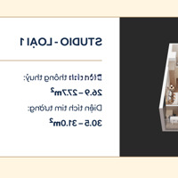 Cắt Lỗ Cực Sâu 200 Triệu Căn Hộ Studio- Trục Căn 10- Tầng Cao- Siêu Hiếm- Dự Án Masteri Grand Avenue