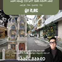 Bán Biệt Thự Hiếm Tuyến 2 Icc Quán Mau - Diện Tích 217M2 - Sang Trọng - 28,5 Tỷ