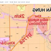 Chính Chủ Bán 1207,7M2 Đất Đường Xe Tải Thông Thẳng Khu Công Nghiệp 70Ha 186 Triệu