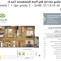 Bán Cc 3 Phòng Ngủview Đẹp Tại Sky Park Residence, Cầu Giấy, Hà Nội, Giá Thỏa Thuận, 86M2