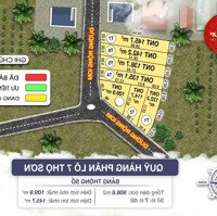 Bán Đất Nền 148M2 Tại Xã Thọ Sơn, Triệu Sơn, Thanh Hóa Giá Siêu Hời 289 Triệu Vnd
