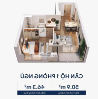 Chính Chủ Cần Bán Gấp Căn 1 Phòng Ngủ- Diện Tích: 49.9M2- Cắt Lỗ 200 Triệu